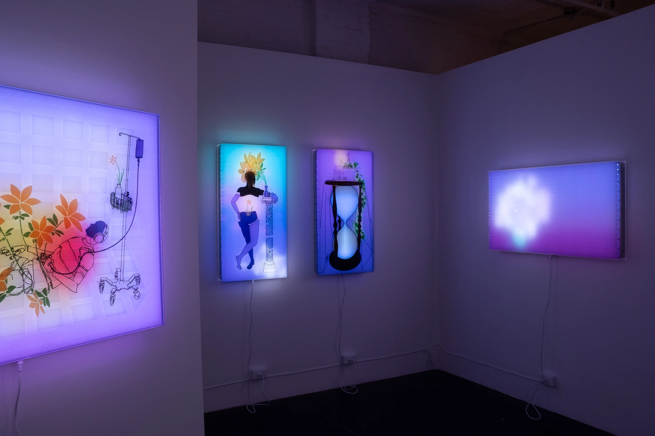 Jonathan Bruce Williams — Installation View, Let's All Abandon Reality Together, Kai Matsumiya Gallery, 2025