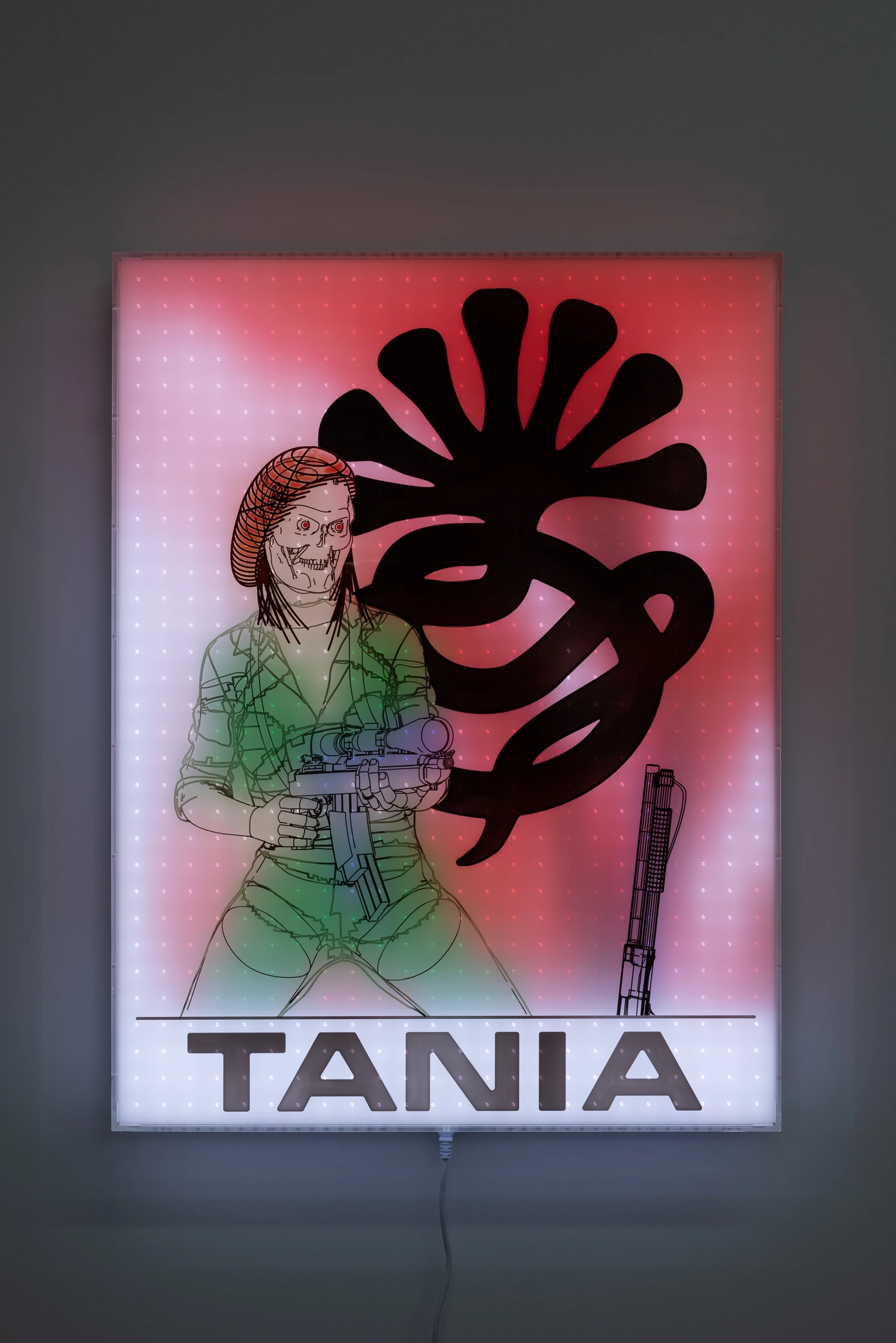 Jonathan Bruce Williams — Tania, 2024, programmable LED lightbox