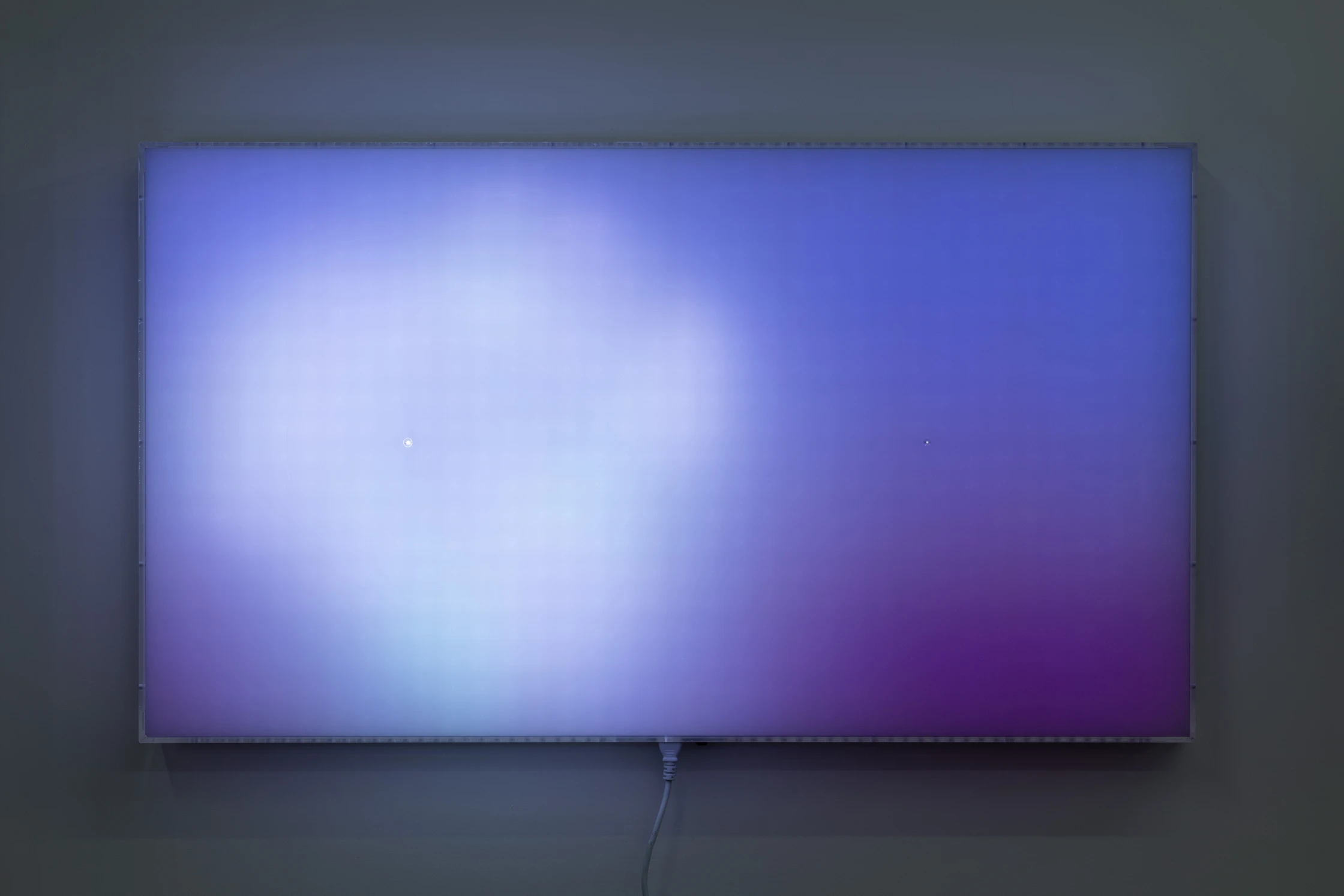 Jonathan Bruce Williams — Lemniscate, 2025, programmable LED lightbox
