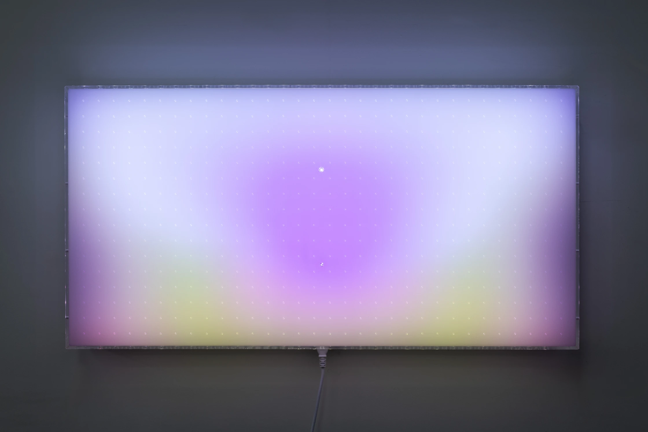 Jonathan Bruce Williams — Bifocal, 2025, programmable LED lightbox